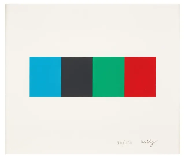 Blue Gray Green Red (from Artists for Obama), 2008