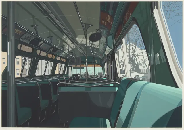Bus Interior (from Urban Landscapes III), 1981