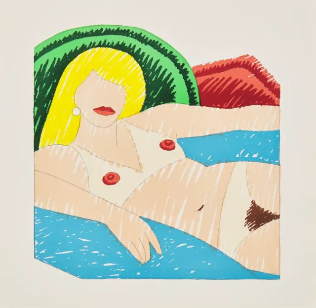 Shiny Nude (from Rubber Stamp Portfolio),1976