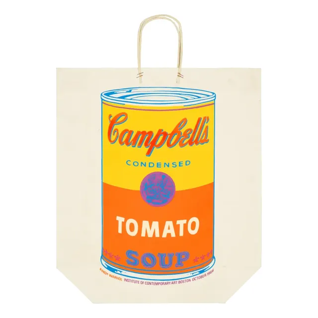 Campbell's Soup Can On Shopping Bag (Tomato), 1966