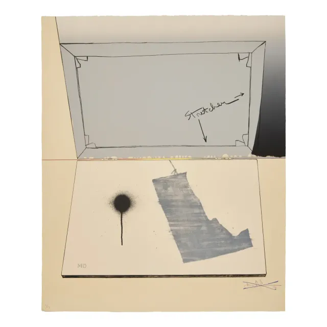 Hinged Canvas (from Fragments-According to What), 1971