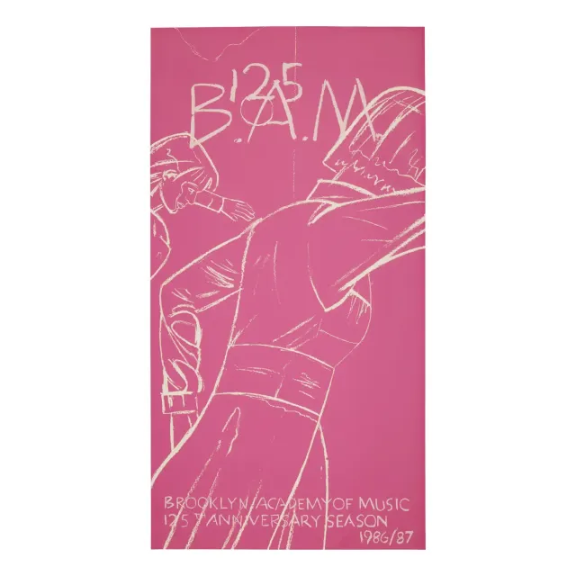 BAM 125 exhibition poster, 1986