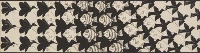Metamorphosis II (from Regelmatige Vlakerdeling (Regular Division of the Plane)), 1958