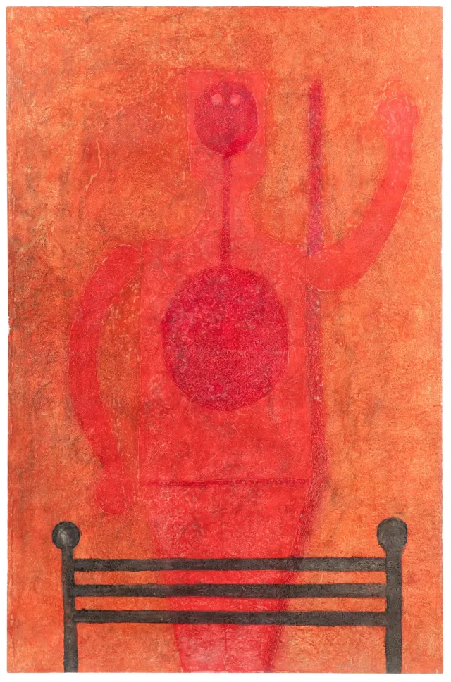 Hombre en Rojo, 1977