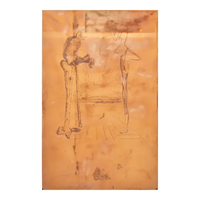 Original Copper Plate for Les Chants de Maldoror, 1934