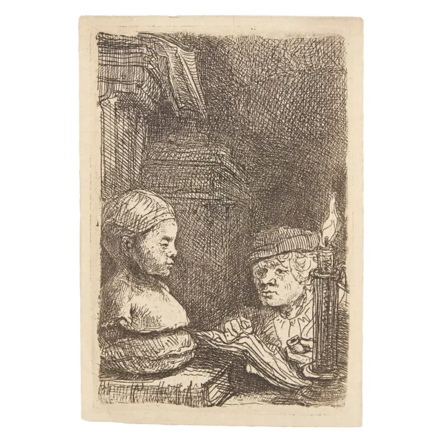 Man Drawing from a Cast, 1641