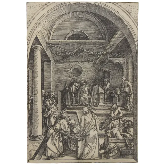 Christ Among the Doctors (from Life of the Virgin), ca. 1503