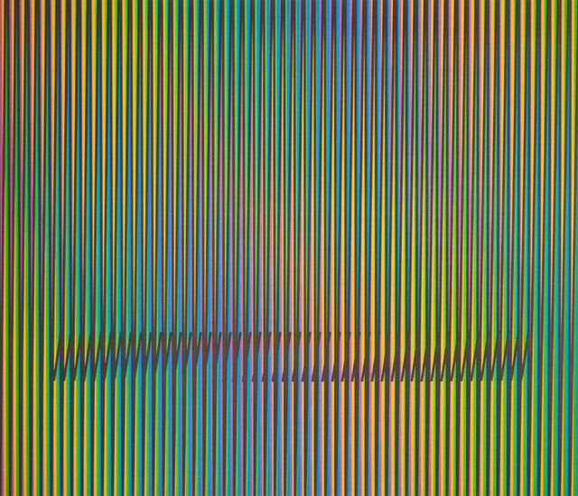 Inducción Cromática a Doble Frecuencia (from Serie Caura Permutación 7), 2015