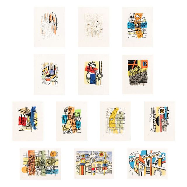 13 plates from La Ville, 1959