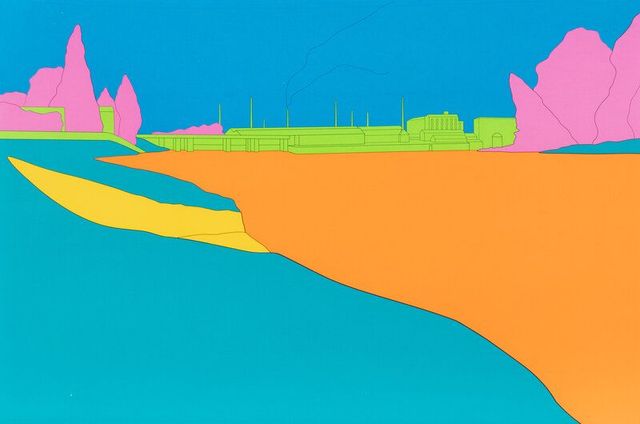 Deconstructing Seurat (turquoise green) 1, 2004
