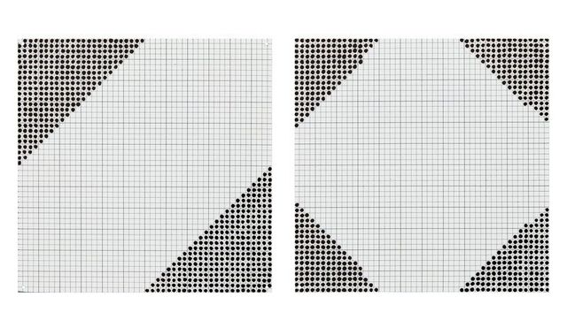 Black 6'' Squares Series #6, 1972