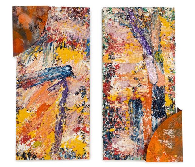 The Marks (diptych), late 1970s