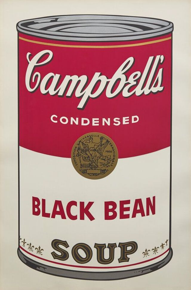 Black Bean Soup (from Campbell's Soup I), 1968