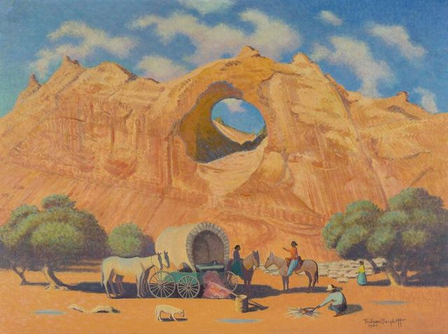 Window Rock, Navajo Tribal Headquarters Near St. Michael's, Arizona, 1960