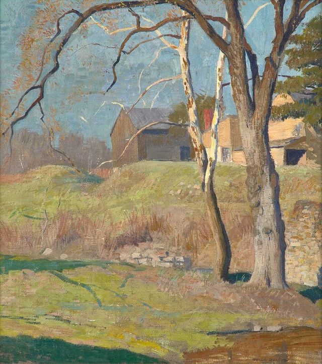 Sycamore and Elm, 1932