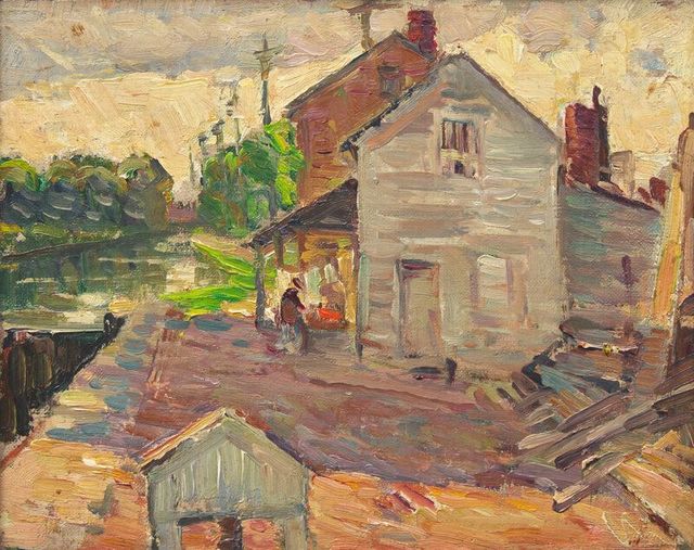 Study for Lock Keeper's House, New Hope, 1925