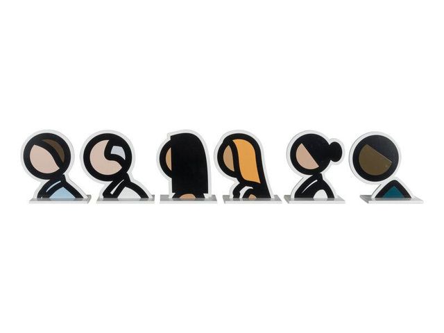 Heads (the complete set of six), 2017