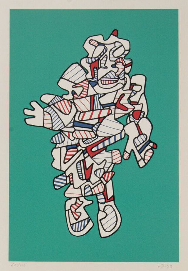 Protestator (Green) (from Présences Fugaces), 1973