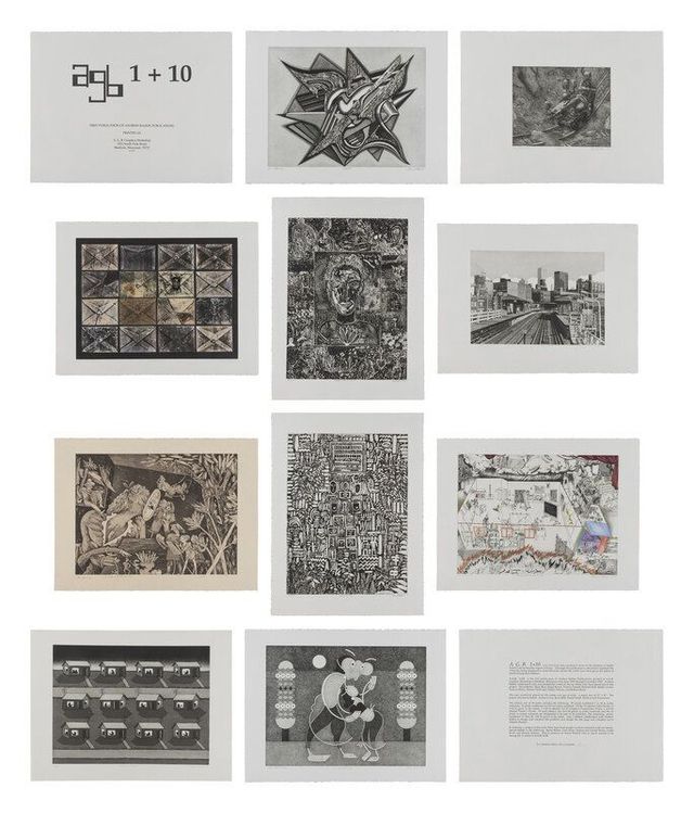 Various Artists(20th century)A.G.B. 1+10 (complete portfolio of 11), 1993