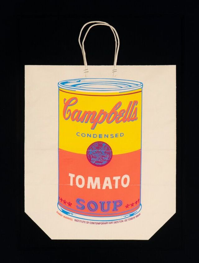 Campbell's Soup Can On Shopping Bag (Tomato), 1966