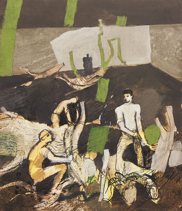 The Garden at Ashton Gifford, 1944