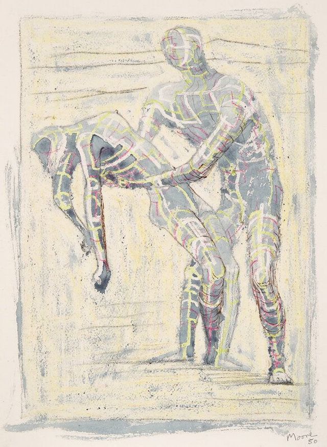 Study for the Death of Mira (Prométhée), 1950