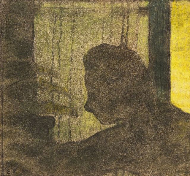 Profil de Marie à Contre-Jour, circa 1890