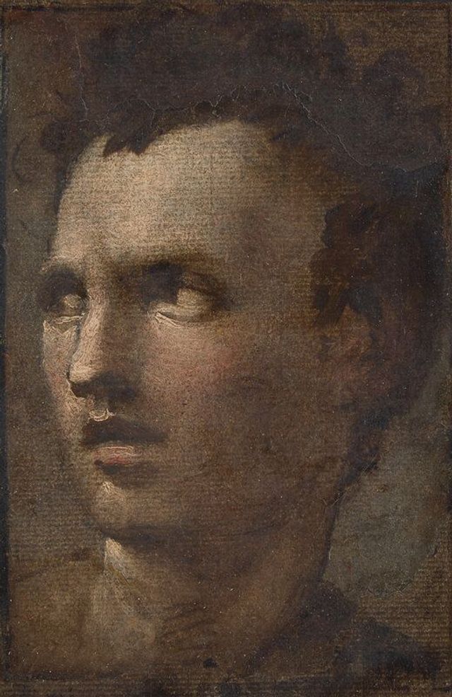 Study of the Head of Young Man looking to the Right, 1527-1538