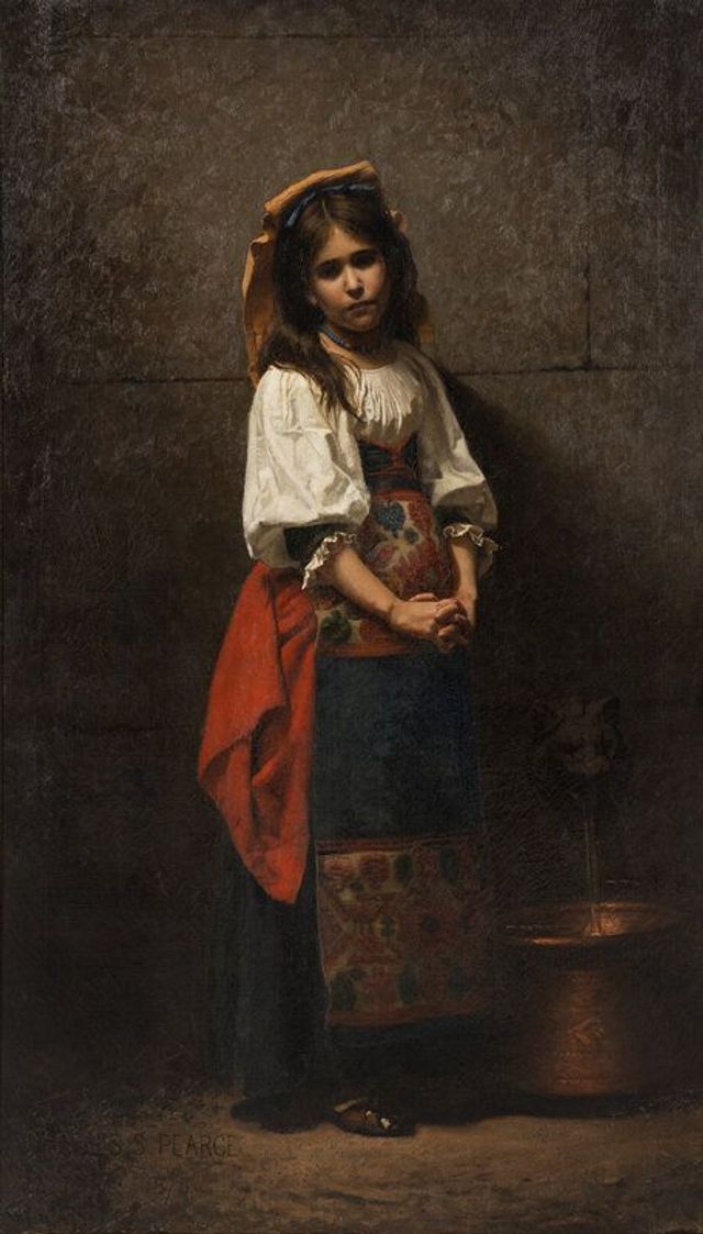 L'Italienne (At the Fountain), 1875