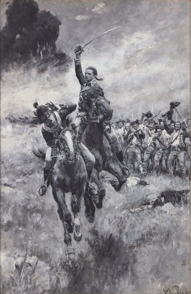 The Two Cornets of Monmouth: On sped the light chestnut, with the little officer bending almost to the saddle-bow, 1891