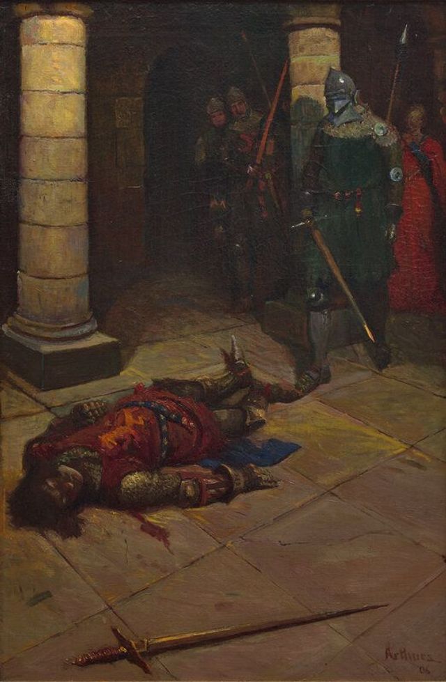 The Death of Mordred, 1906