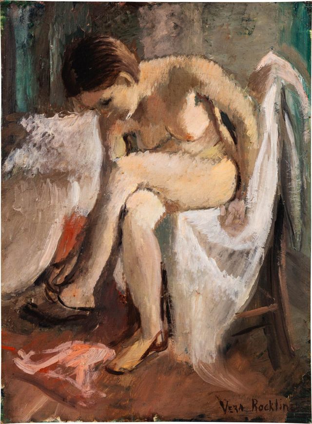 Nu à la toilette