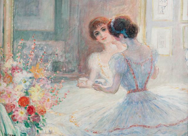 Mademoiselle Zambelli devant son miroir