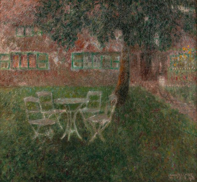 Le jardin de l'artiste à Koperstraat, Laethem-Saint-Martin