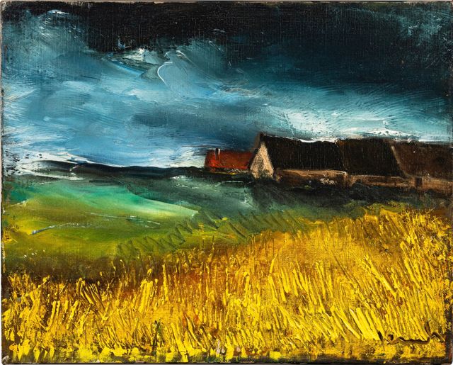 Maisons dans les champs