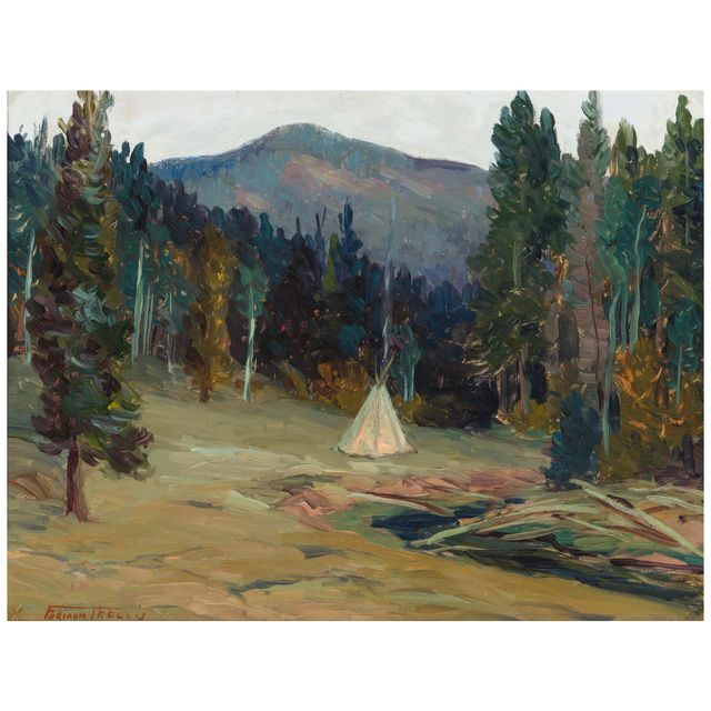 Tepee at Twilight (At Dusk)