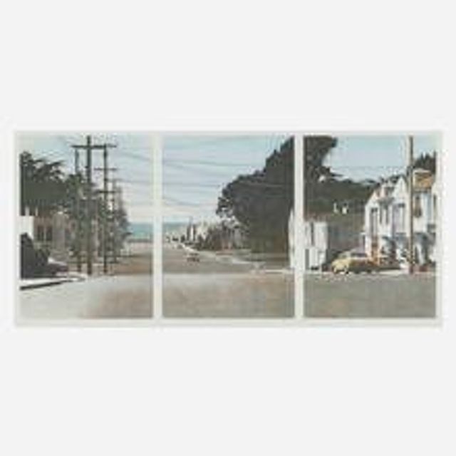 Sunset Intersection (triptych)