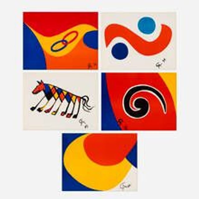 Five works from the Flying Colors portfolio