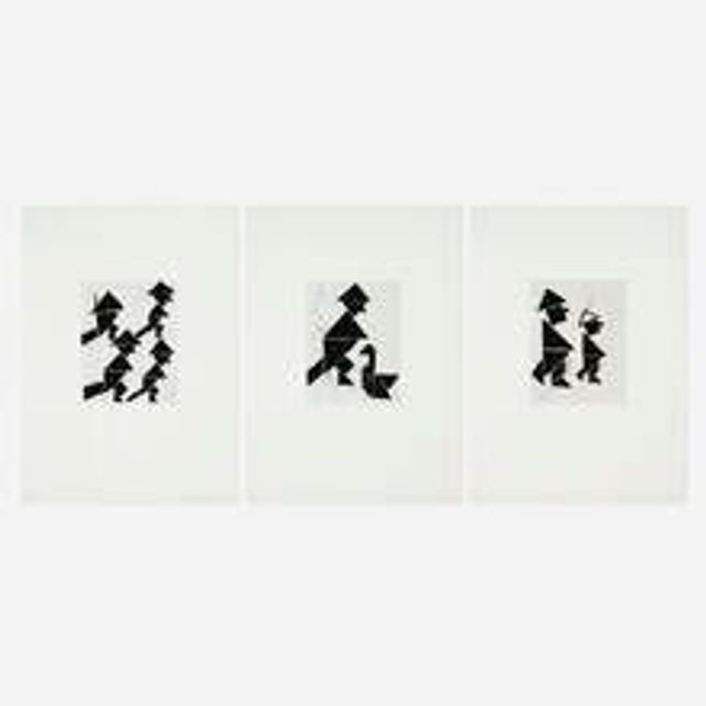 Three works from the Tangram portfolio