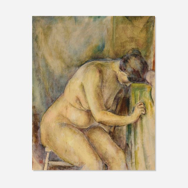 Untitled (Seated Nude)