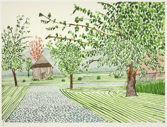 Study of 'The Entrance', from My Normandy