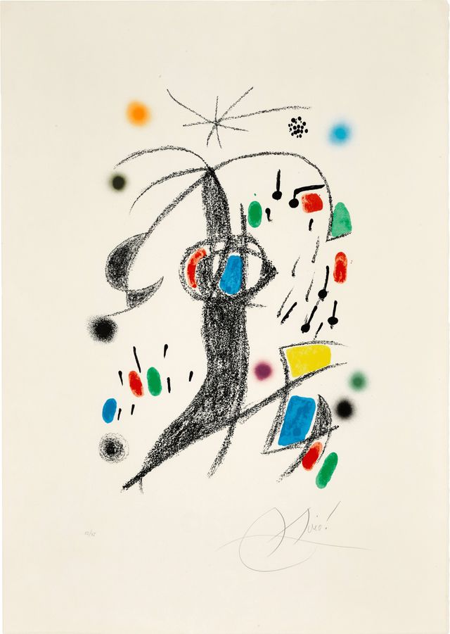 Maravillas con Variaciones Acrósticas en el Jardín de Miró (One Plate) (see C. Bks. 211)