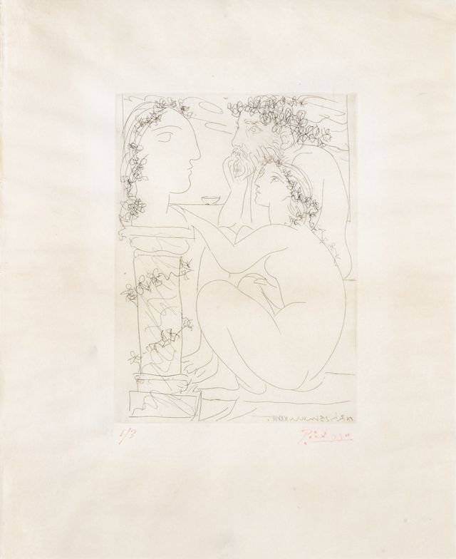 Sculpteur avec son modèle et sa sculpture, from La Suite Vollard (B. 154; Ba. 307)