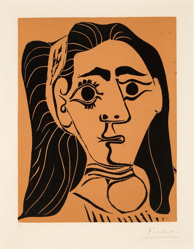 Jacqueline au bandeau. III (B. 1079; Ba. 1297)