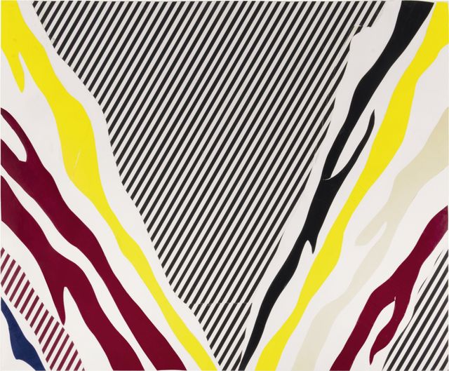 Unfurled (After Morris Louis) (Study)