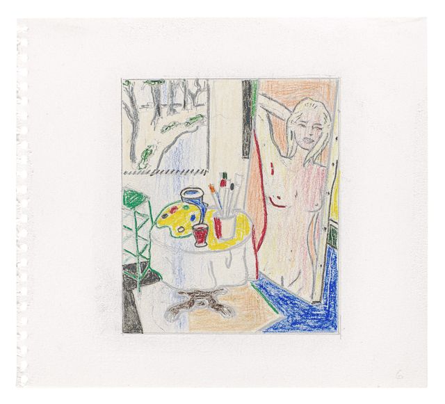 Interior with Painting of Nude (Study)
