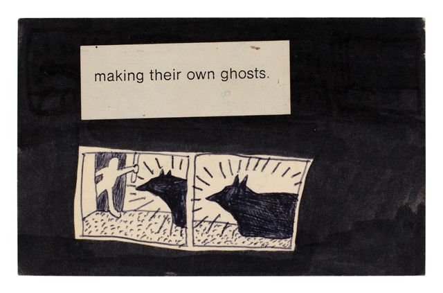 Untitled (making their own ghosts)