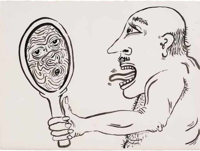 Untitled (Old Man Mirror)