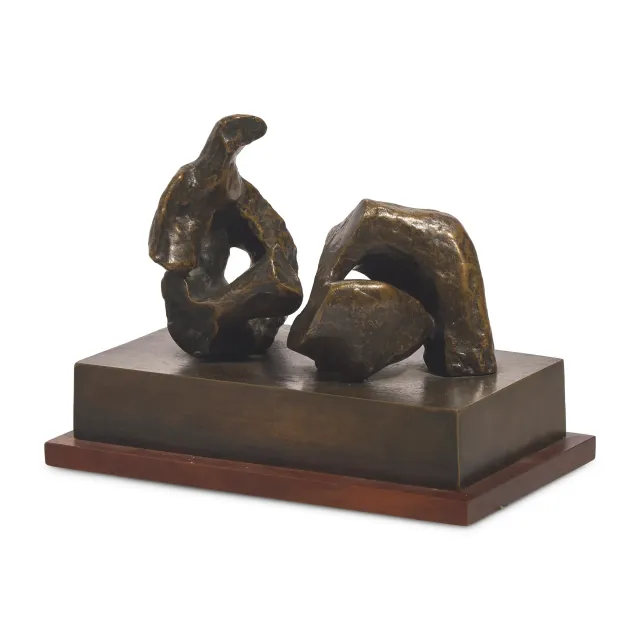 Two Piece Reclining Figure: Maquette No. 4, 1961