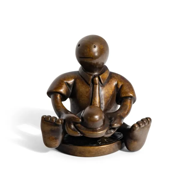 Man with Bowler on Penny, 1992